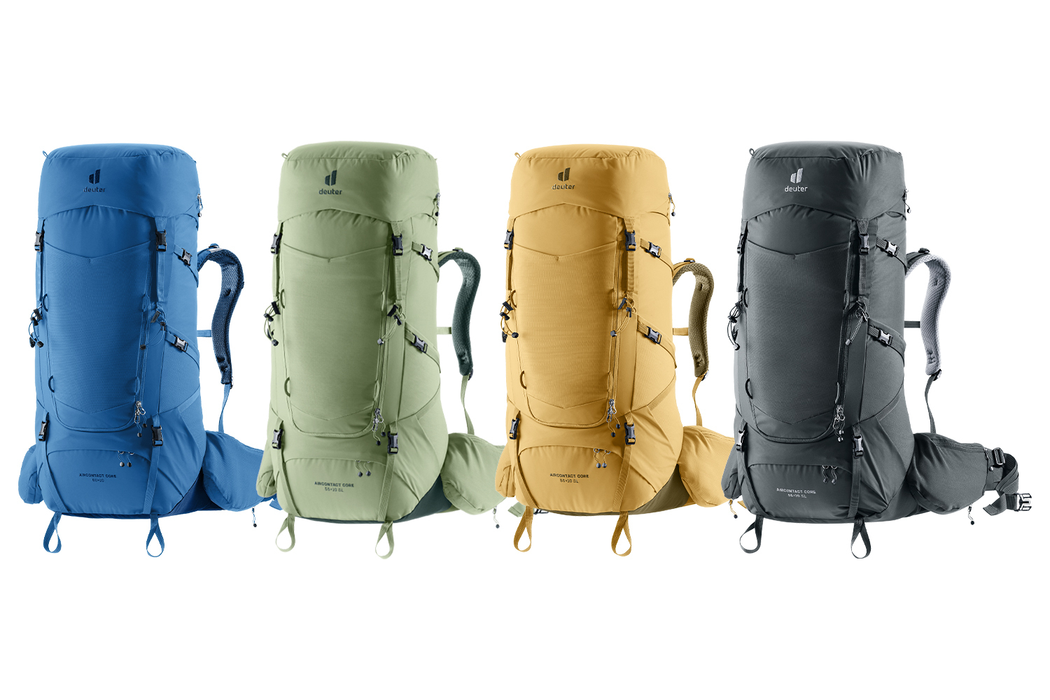 Der neue Aircontact Core von Deuter kommt in vier Farben daher. Foto: Deuter