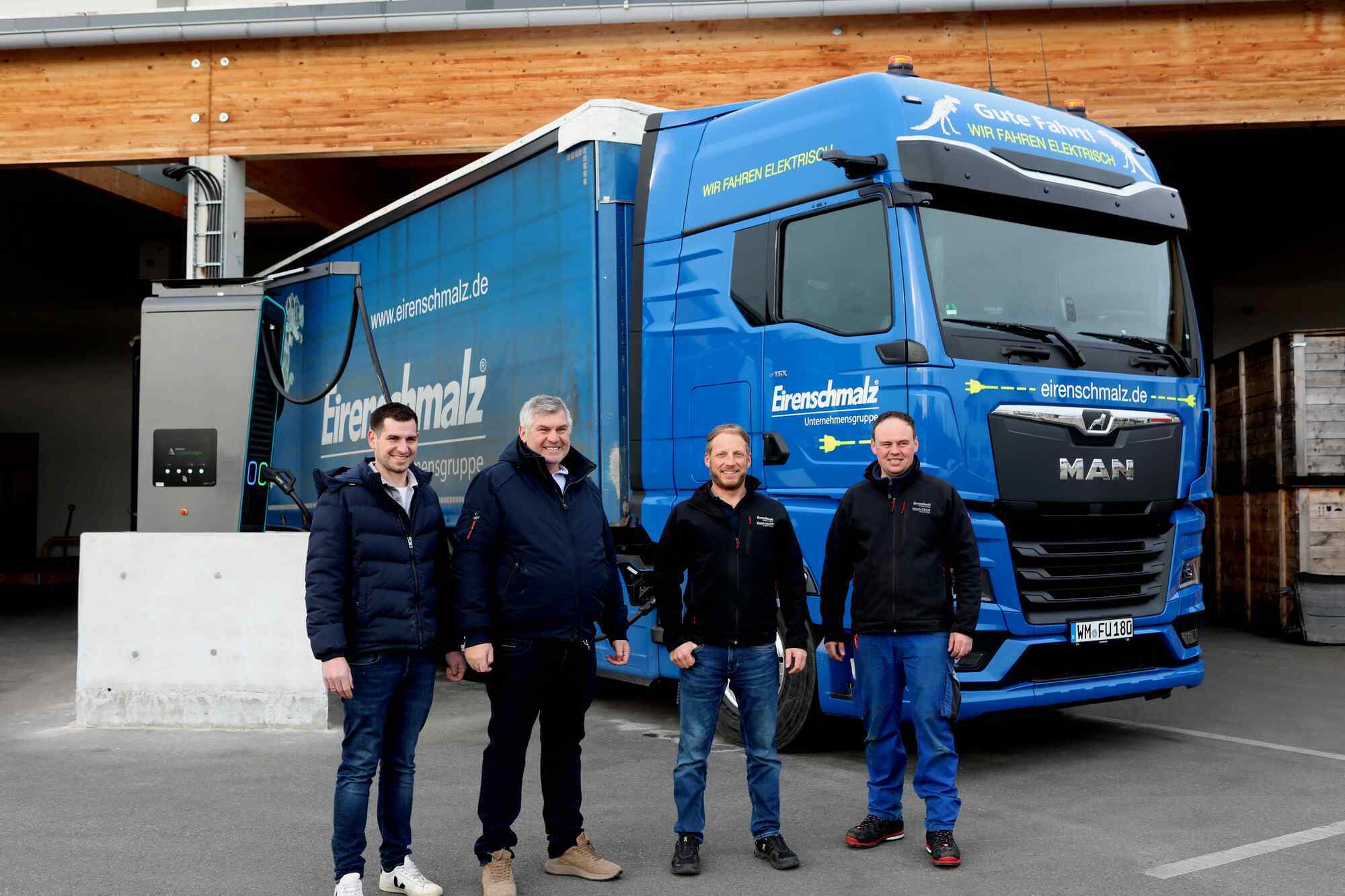 Von links: Markus Eirenschmalz, Anton Eirenschmalz, Stefan Fedisch und Tim Brinkmann. Foto: Eirenschmalz / Hans-Helmut Herold