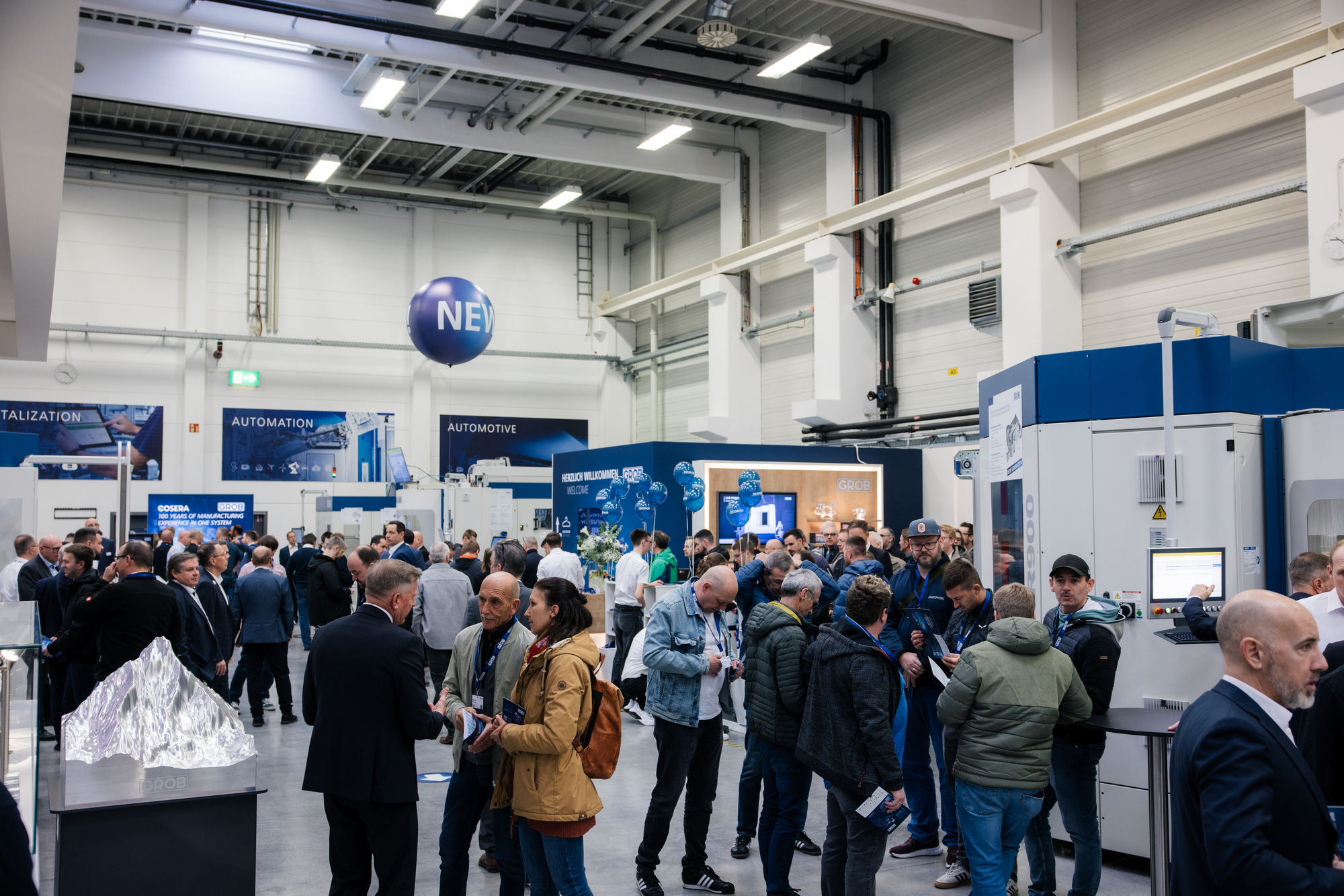 Für die Hausmesse 2026 erwartet Grob in Mindelheim bis zu 6.000 Besucherinnen und Besucher. Foto: Grob-Werke