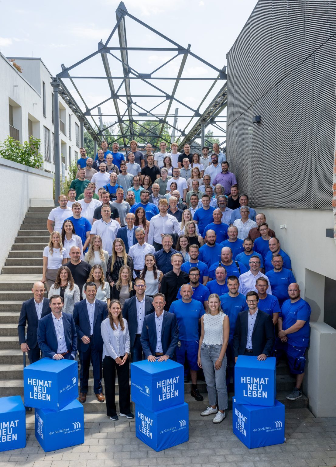 Das Team von Sozialbau Kempten. Foto: Sozialbau Kempten