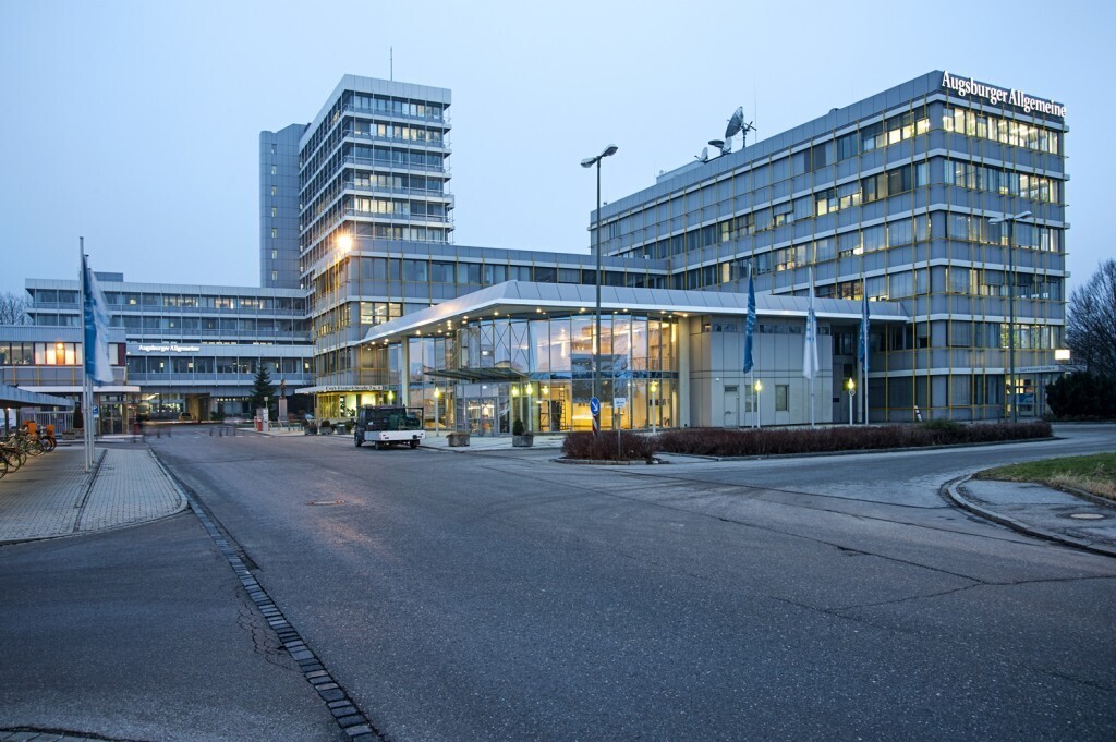 Archivbild. Die Mediengruppe Pressedruck mit Sitz in Augsburg. Foto: Mediengruppe Pressedruck
