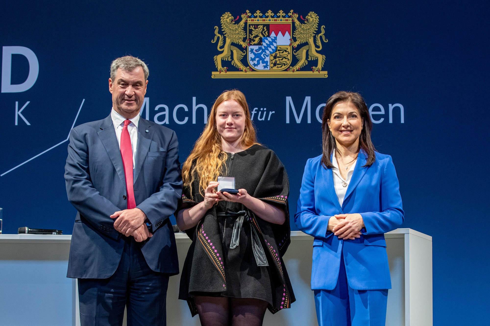 Hereza Rosa Schmidtke bei der Ehrung in München. Foto: HWK