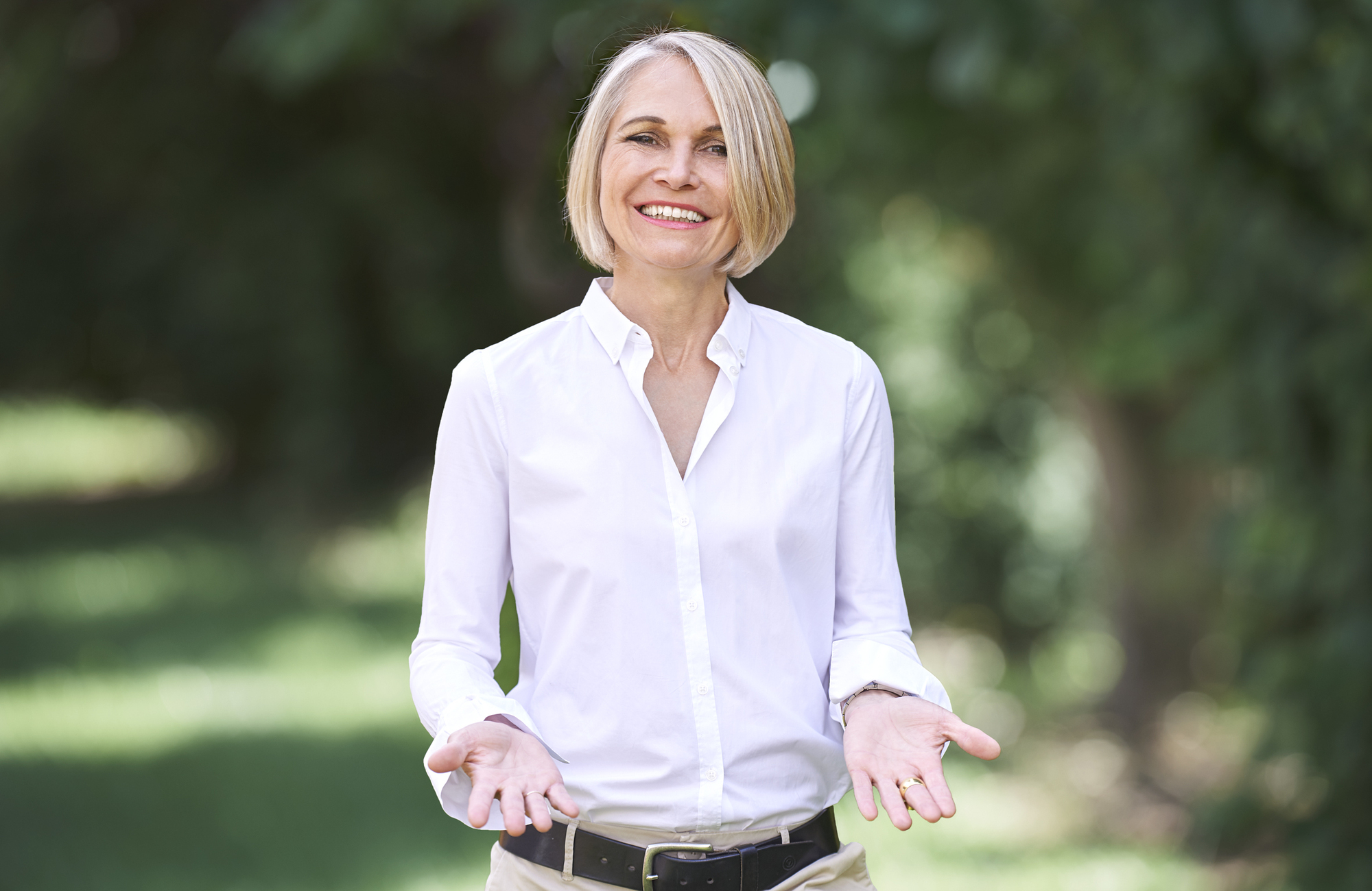 Ragna Kirberg-Siemer, Gründerin und Geschäftsführerin des The Reflection Institute, unterstützt Unternehmen und ihre Mitarbeitenden dabei, ihr Potenzial zu entfalten. Foto: Christoph Vohler Munich Germany
