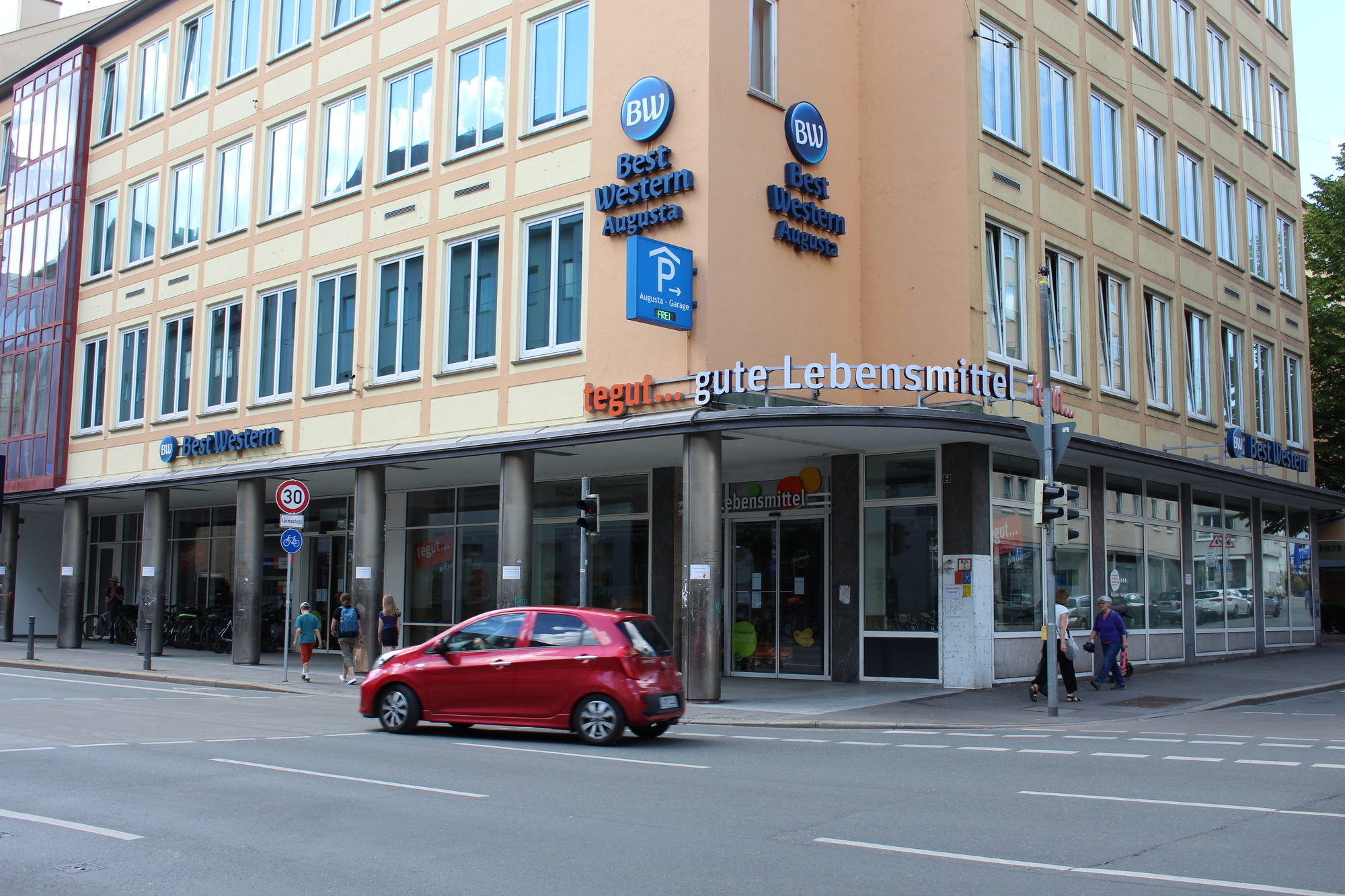 Hier eröffnet Ende des Jahres die neue Filiale von Alnatura in der Augsburger Innenstadt. Foto: B4B/ Katharina Seeburger