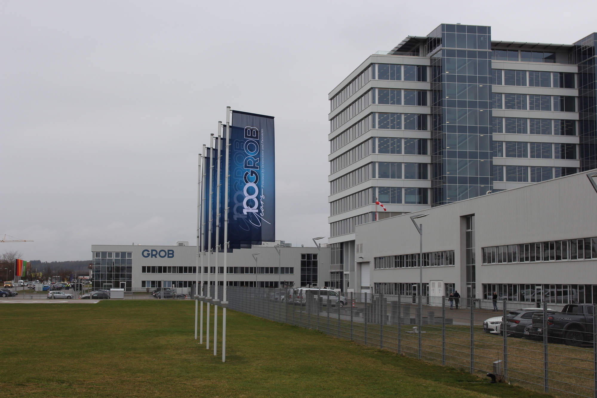 100 Jahre Grob-Werke. Doch die Feier zum Firmenjubiläum des Mindelheimer Unternehmens ist erst mal abgesagt. Foto: B4B/ Katharina Seeburger