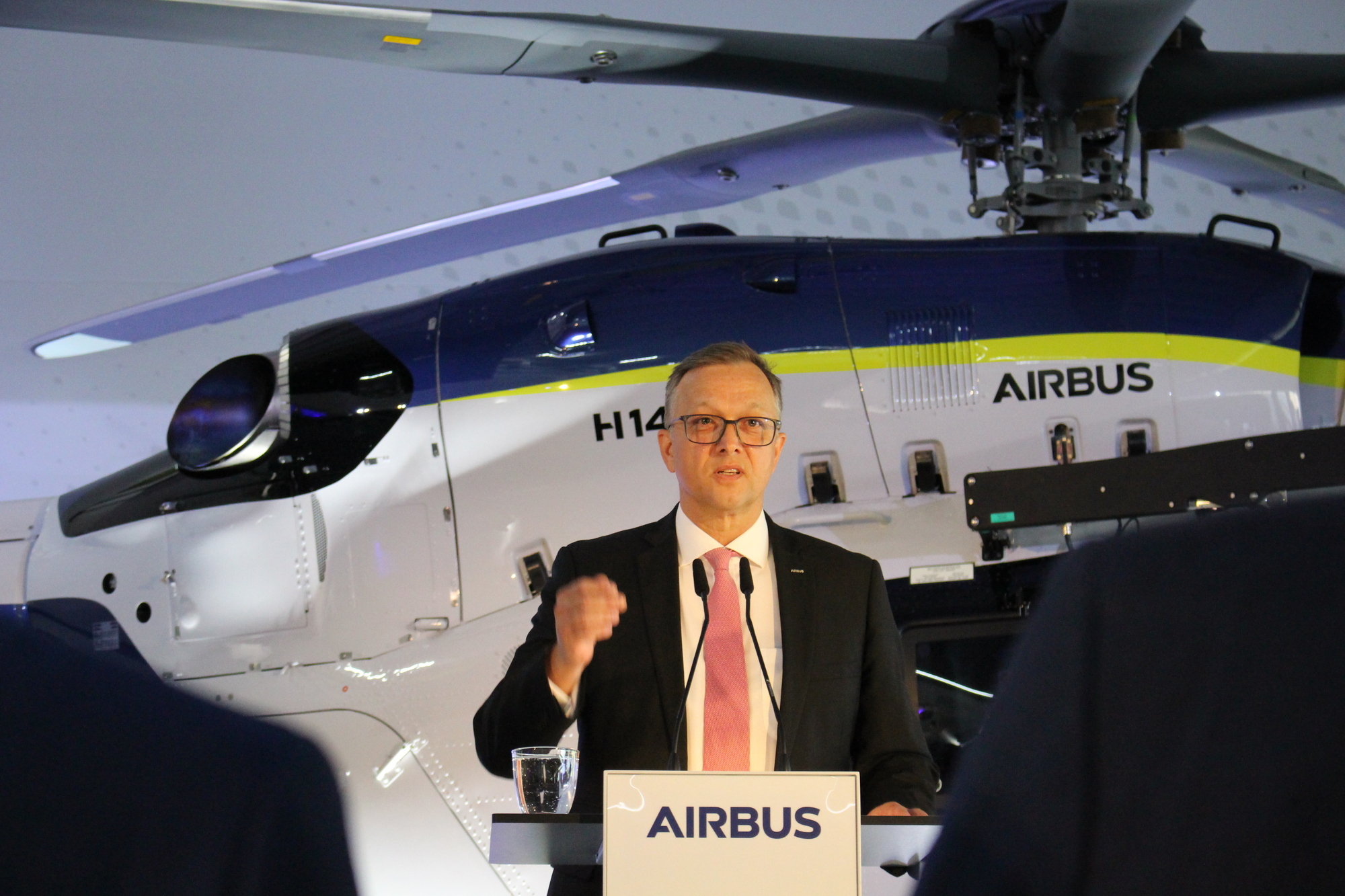 Stefan Thomé, Vorsitzender der Geschäftsführung von Airbus Helicopters. Foto: B4B/ Katharina Seeburger
