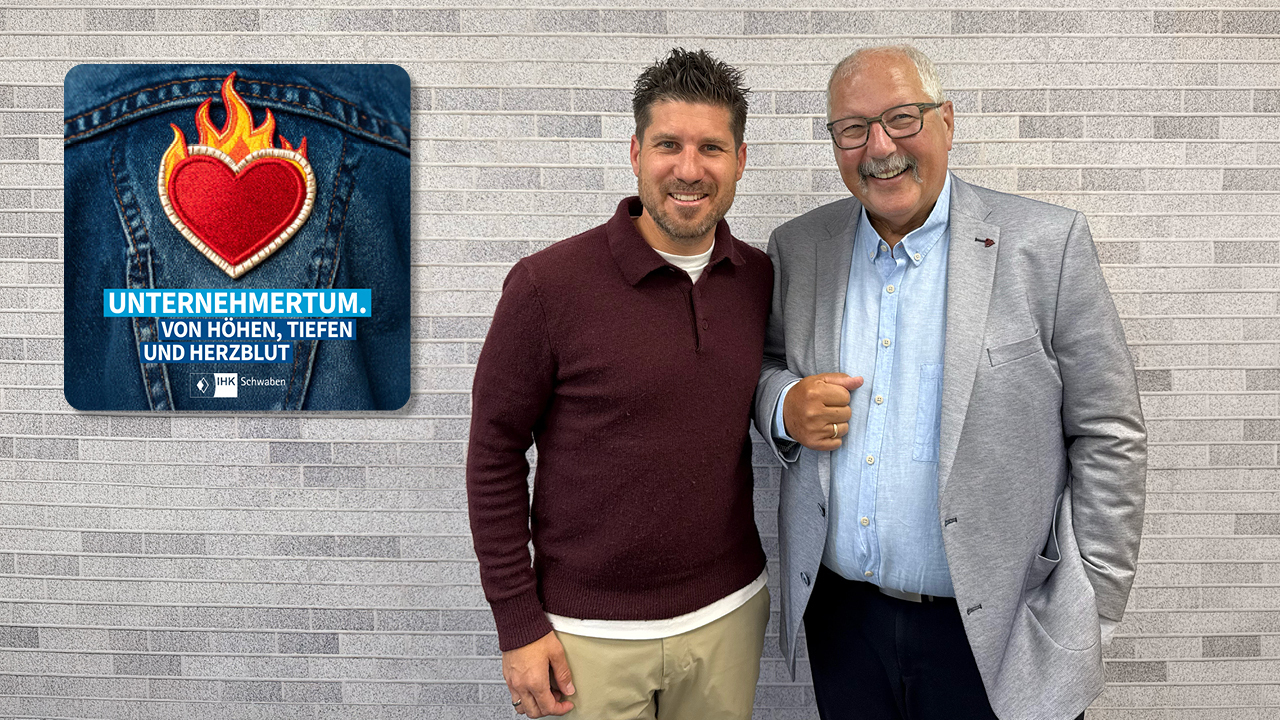 Von links: Martin Aman (Aman &amp; Merkle) und Herbert Lenz (Lenz Finanzservice). Foto: VMM Medienagentur