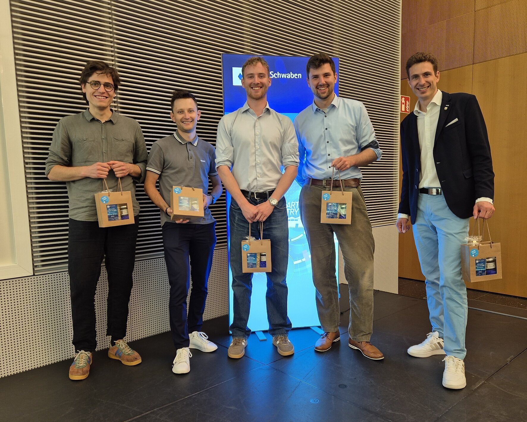 Das Gewinnerteam entwickelte ein Planungstool für Photovoltaikanlagen für die Steinbacher Consult Ingenieurgesellschaft aus Neus