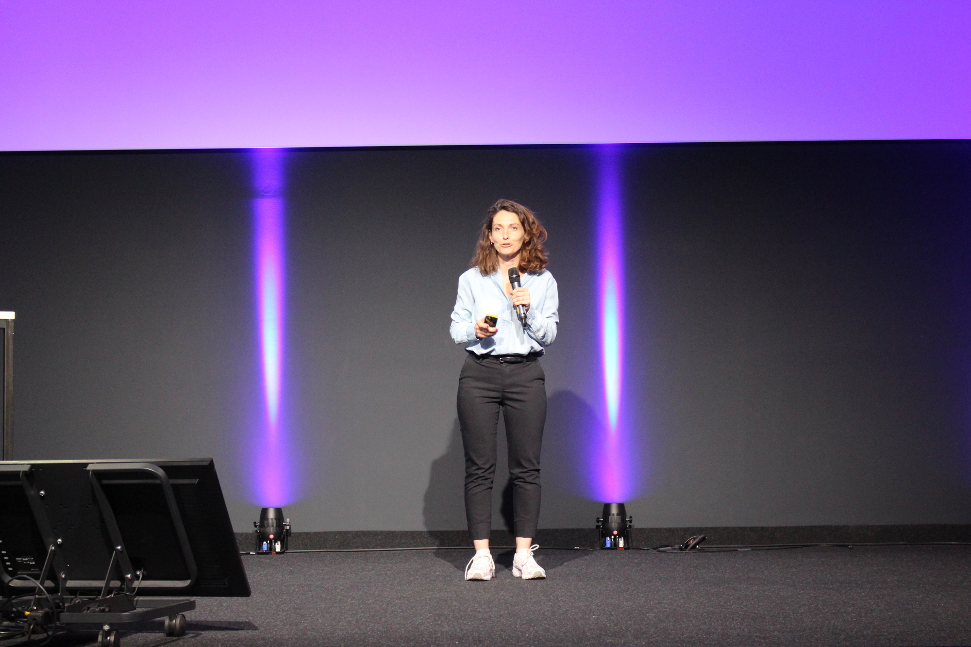 Lisa Ohneberger pitchte Briteloom und seine KI-Plattform Mulios.