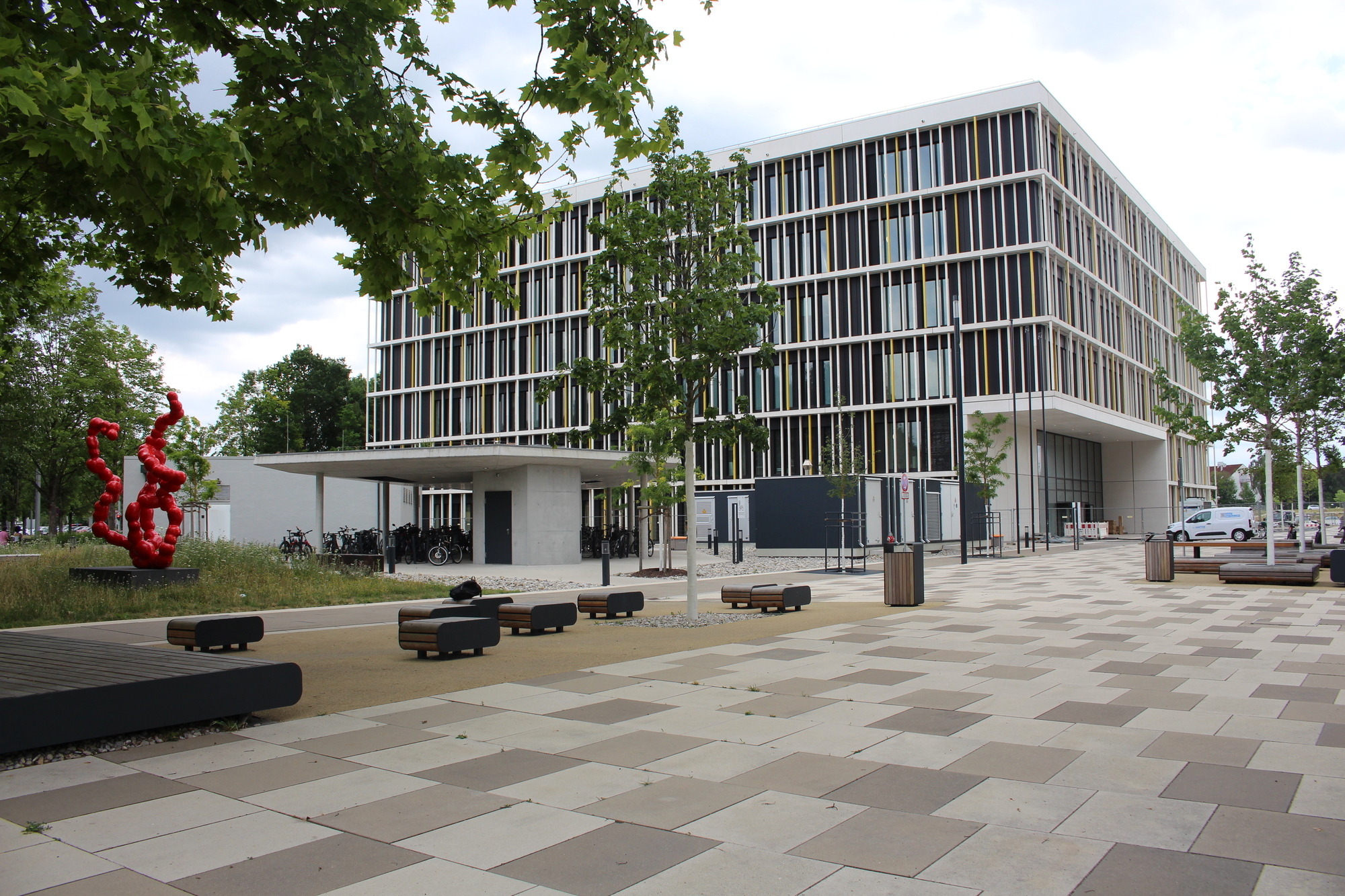 Der Medizincampus der Uniklinik in Augsburg. Foto: B4B/ Katharina Seeburger