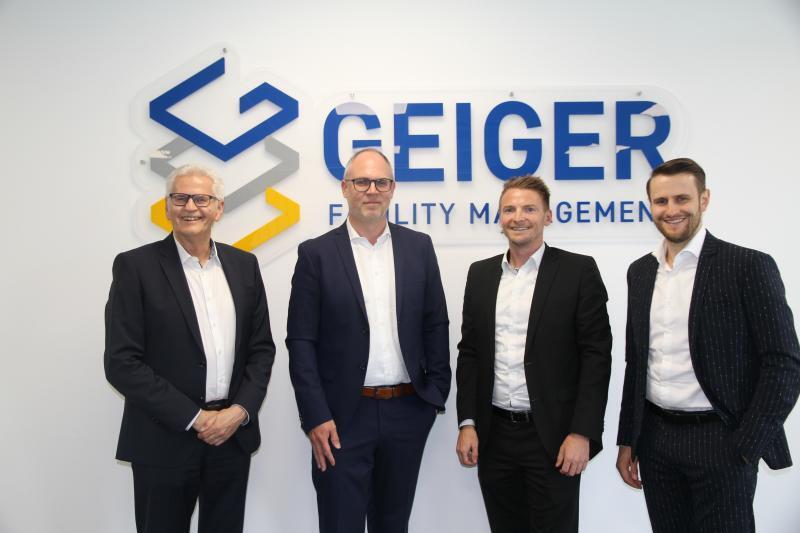 Archivbild. Die Geschäftsführung von Geiger FM (v.l.n.r.): Ulrich Geiger, Thomas Braun, Felix Holzwarth, Alexander Geiger. Foto: Geiger FM
