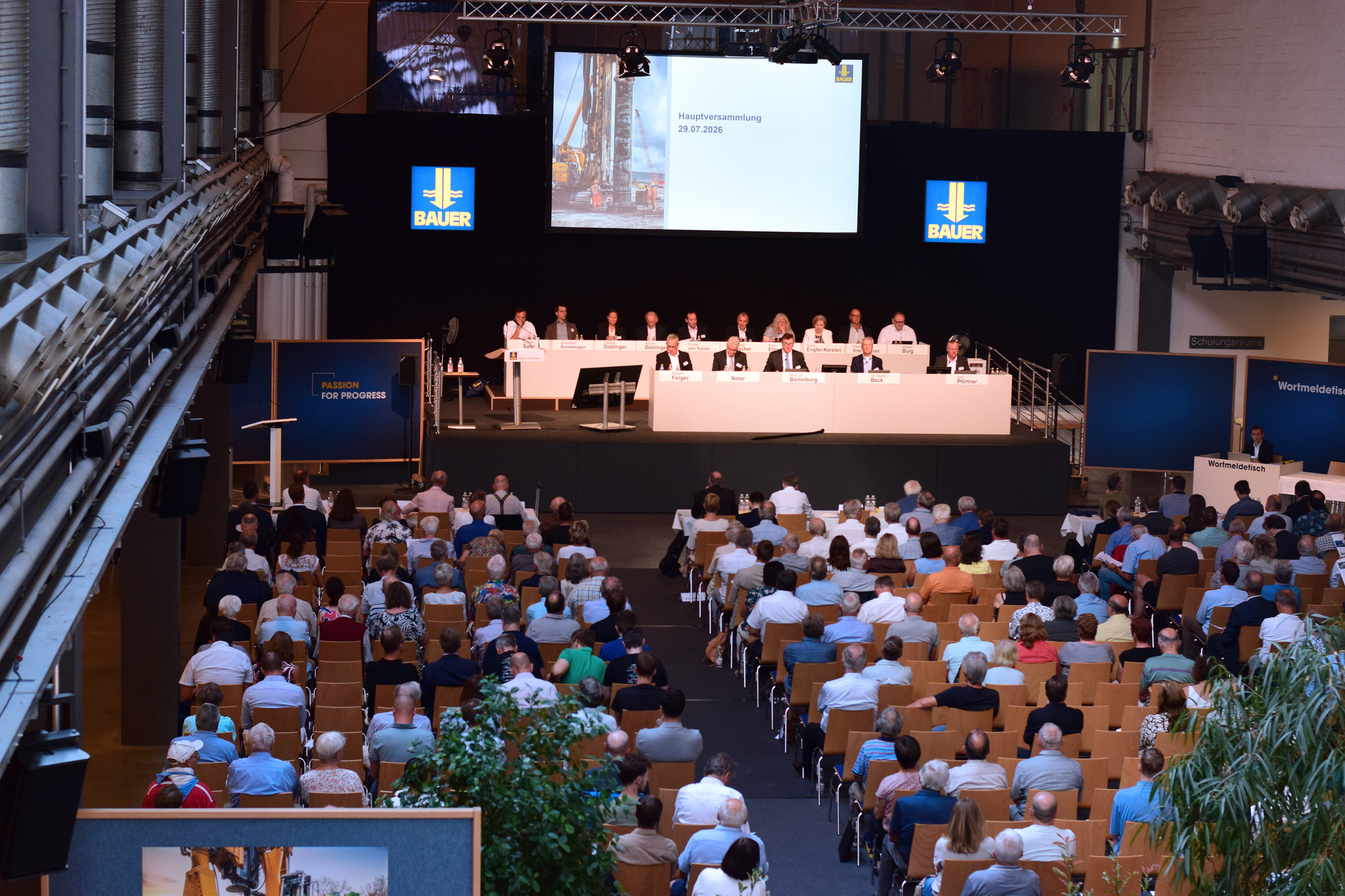 Hauptversammlung der Bauer AG stimmt Rechtsformwechsel und Zukunftsagenda zu. Foto: Bauer AG