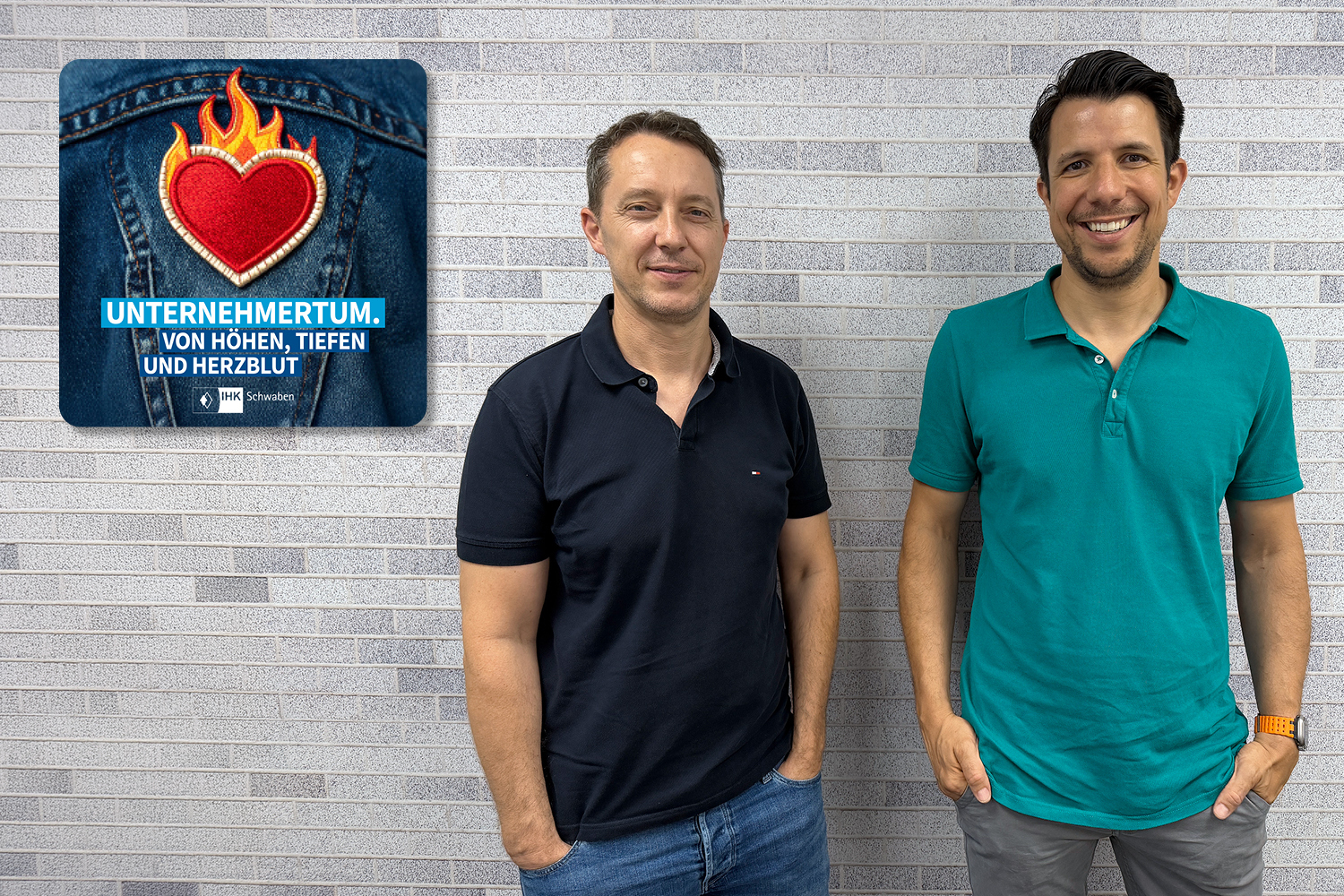 Von links: Andreas Krautmann (Jochum Holzwerke) und Christian Linder (Der Personalkontakter). Foto: VMM Medienagentur