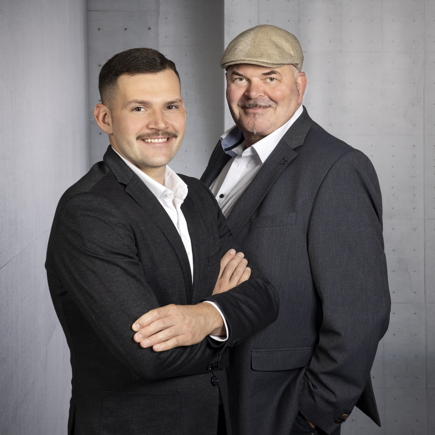 Von links: Alessandro Modjesch und sein Vater Juri-Andre Modjesch, gemeinsame Geschäftsführer von Modjesch &amp; Sohn. Foto: Modjesch &amp; Sohn