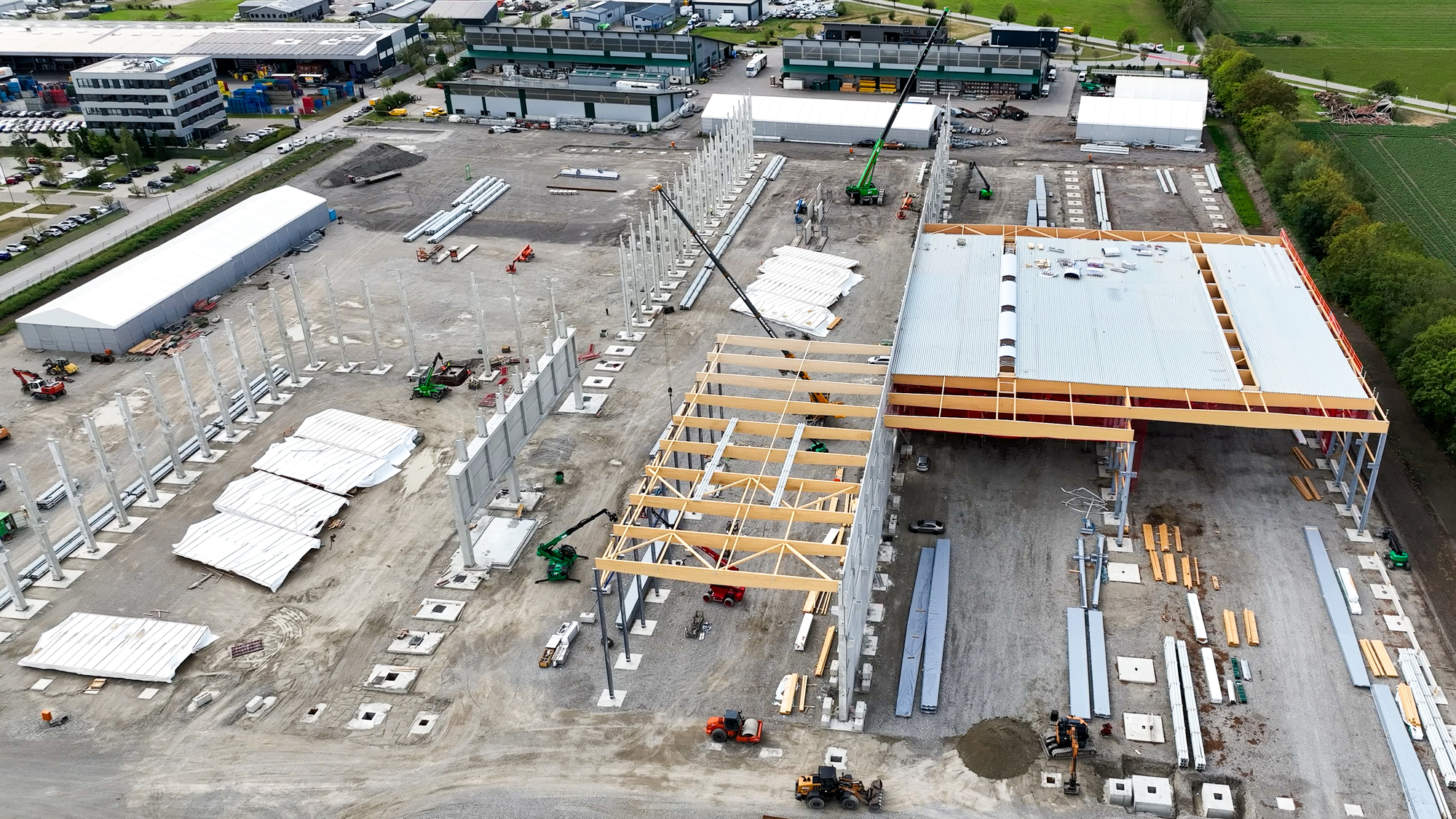 Das Bauprojekt Athene der Firma Rudolf Hörmann in Buchloe. Foto: Rudolf Hörmann GmbH &amp; Co. KG