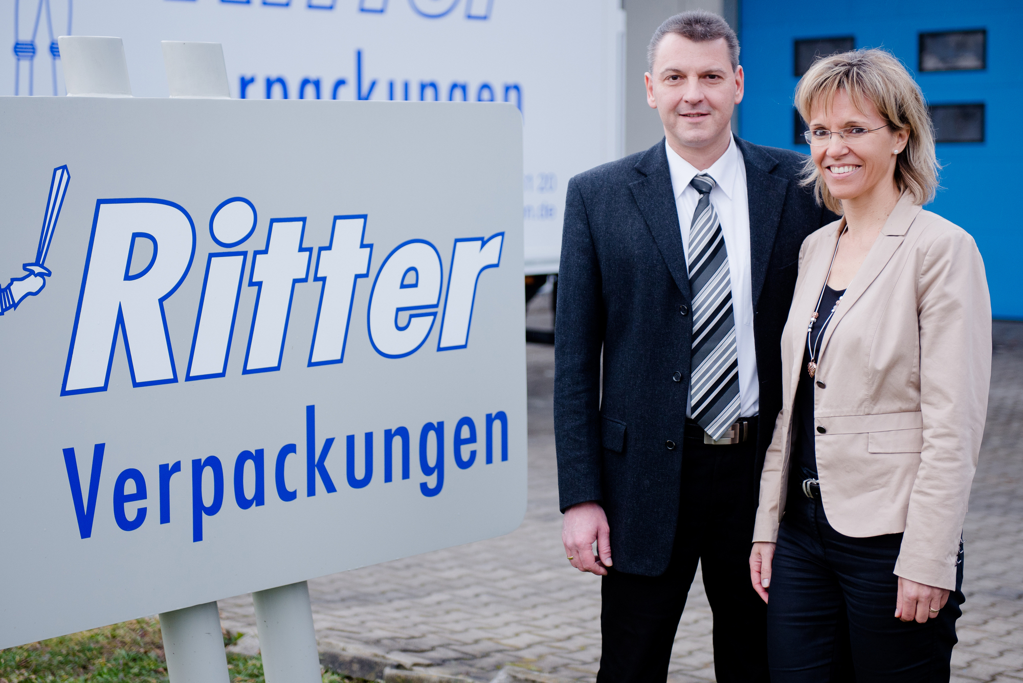 Andreas und Monika Ritter von Ritterverpackungen in Weissenhorn. Die PPWR hat ihnen ihren Sommerurlaub gekostet. Foto: Ritter Verpackungen