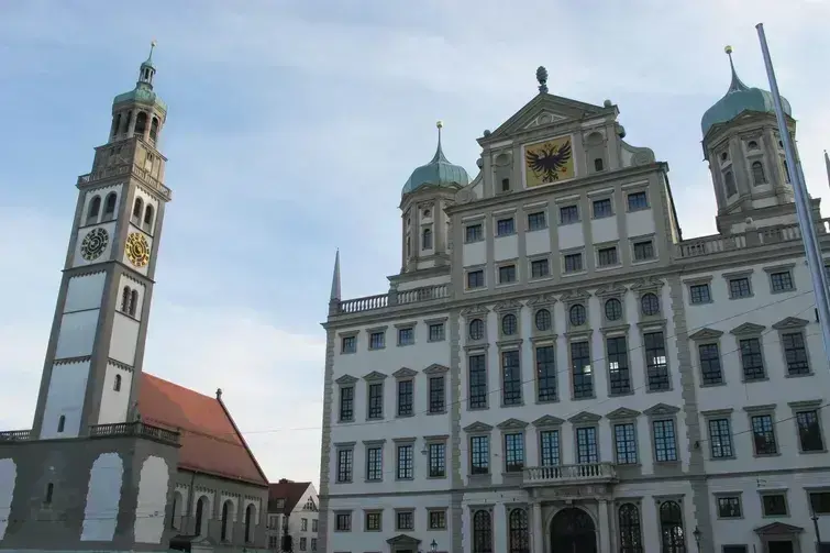 Archivbild. Das Augsburger Rathaus. Foto: B4BSCHWABEN.de