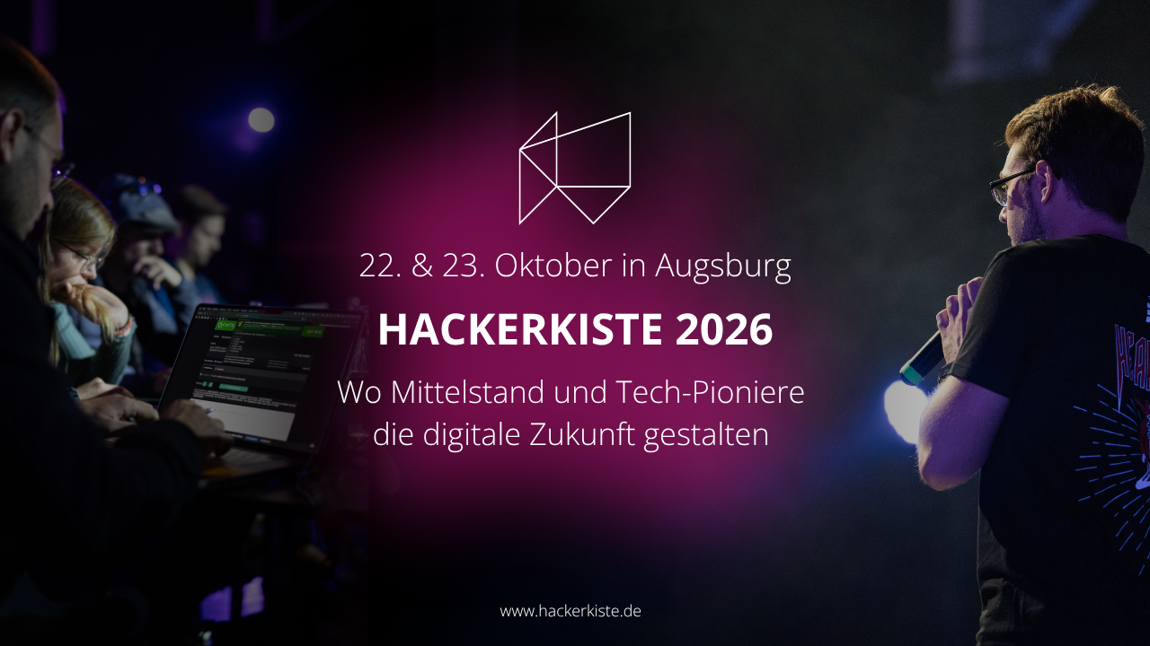 Die Hackerkiste in Augsburg findet dieses Jahr am 22. und 23. Oktober 2026 statt. Foto: DZ.S