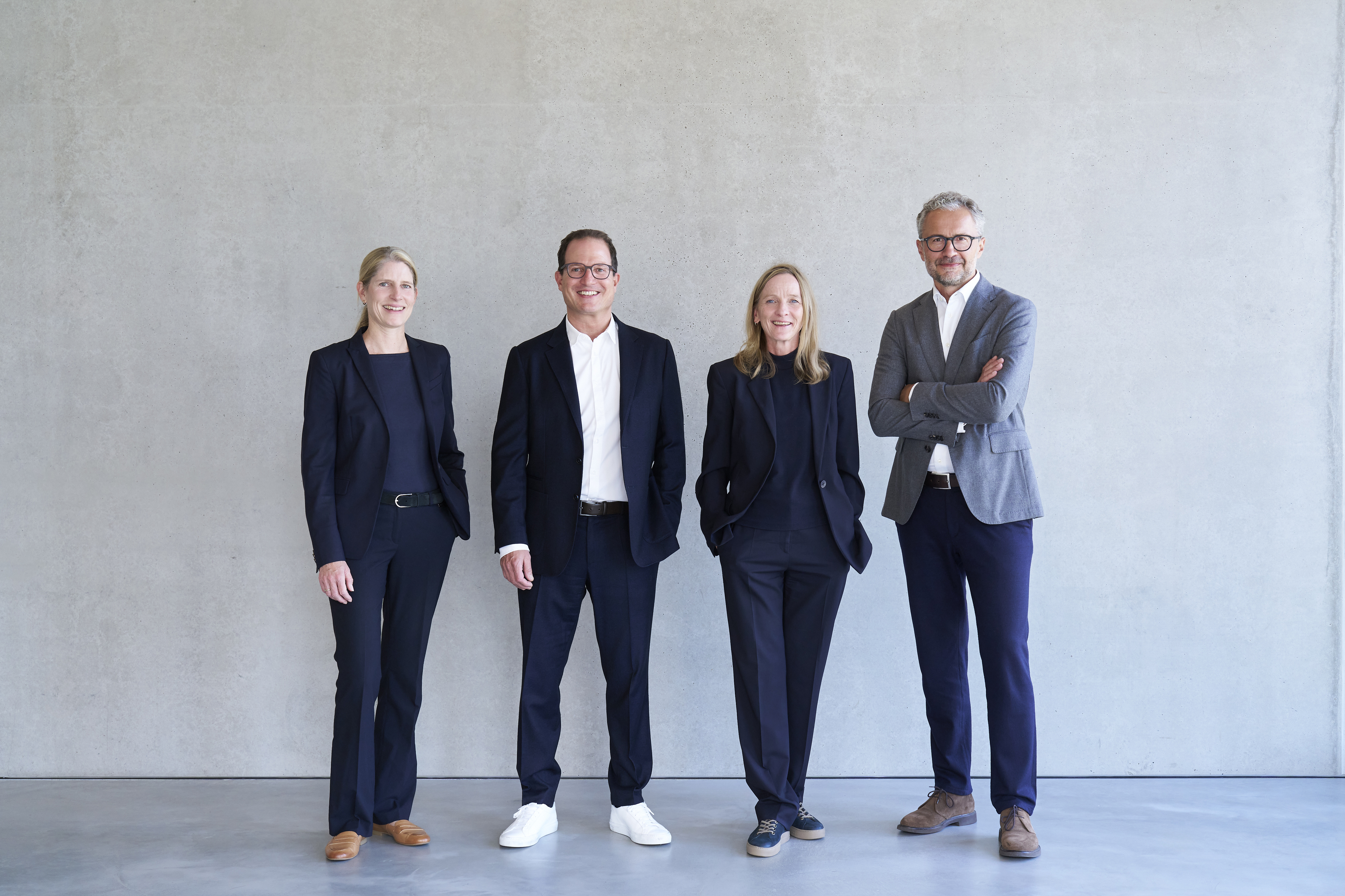 Die Geschäftsführung von Nething, von links: Eva-Britta Wind, Axel Nething, Heike Umlauf und Michael Keller. Foto: Matthias Schmiedel