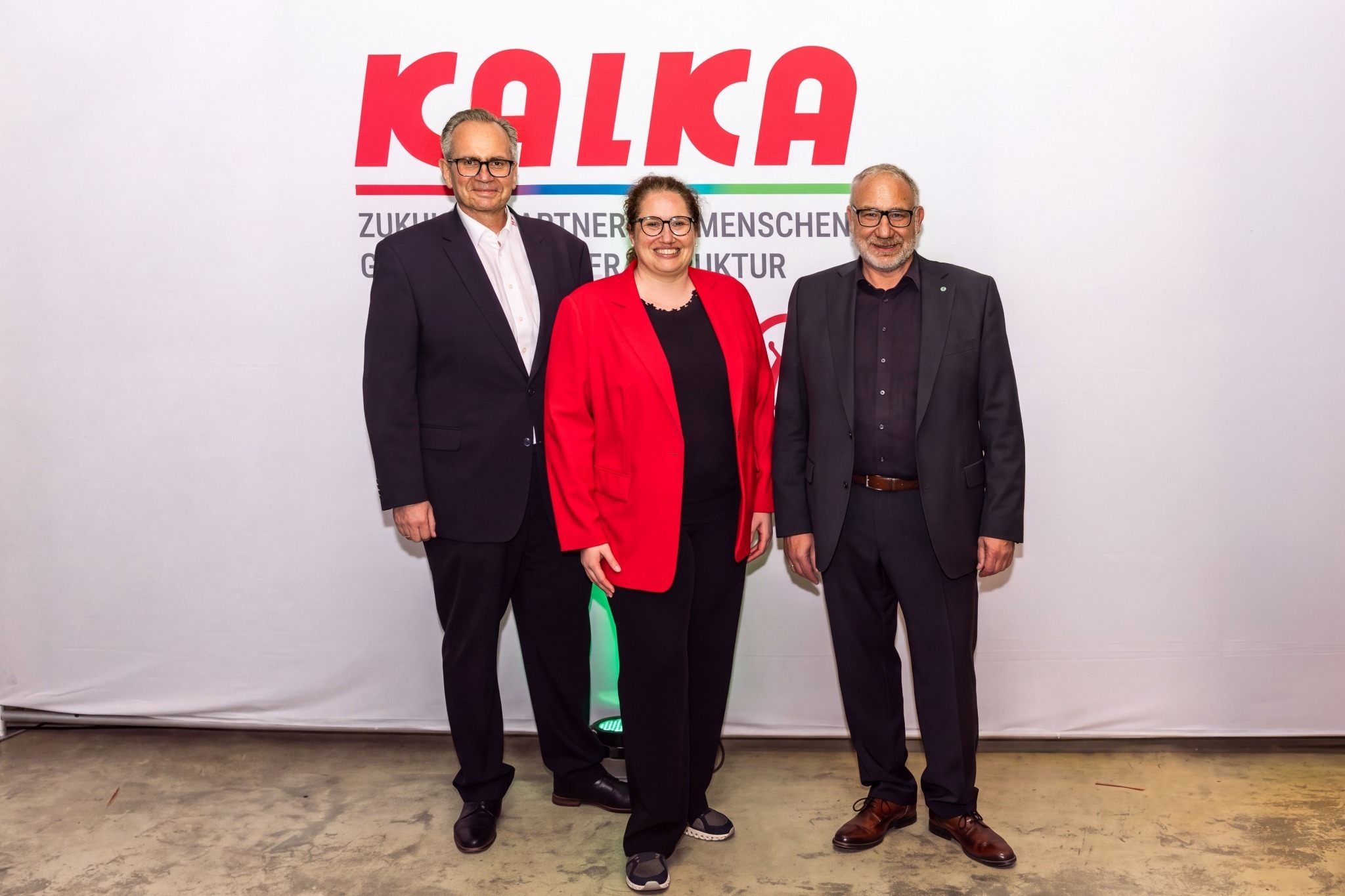 Von links: Jürgen Flemisch, Eva Heißwolf und Christian Flemisch führen Kalka gemeinsam in dritter Generation. Foto: Kalka