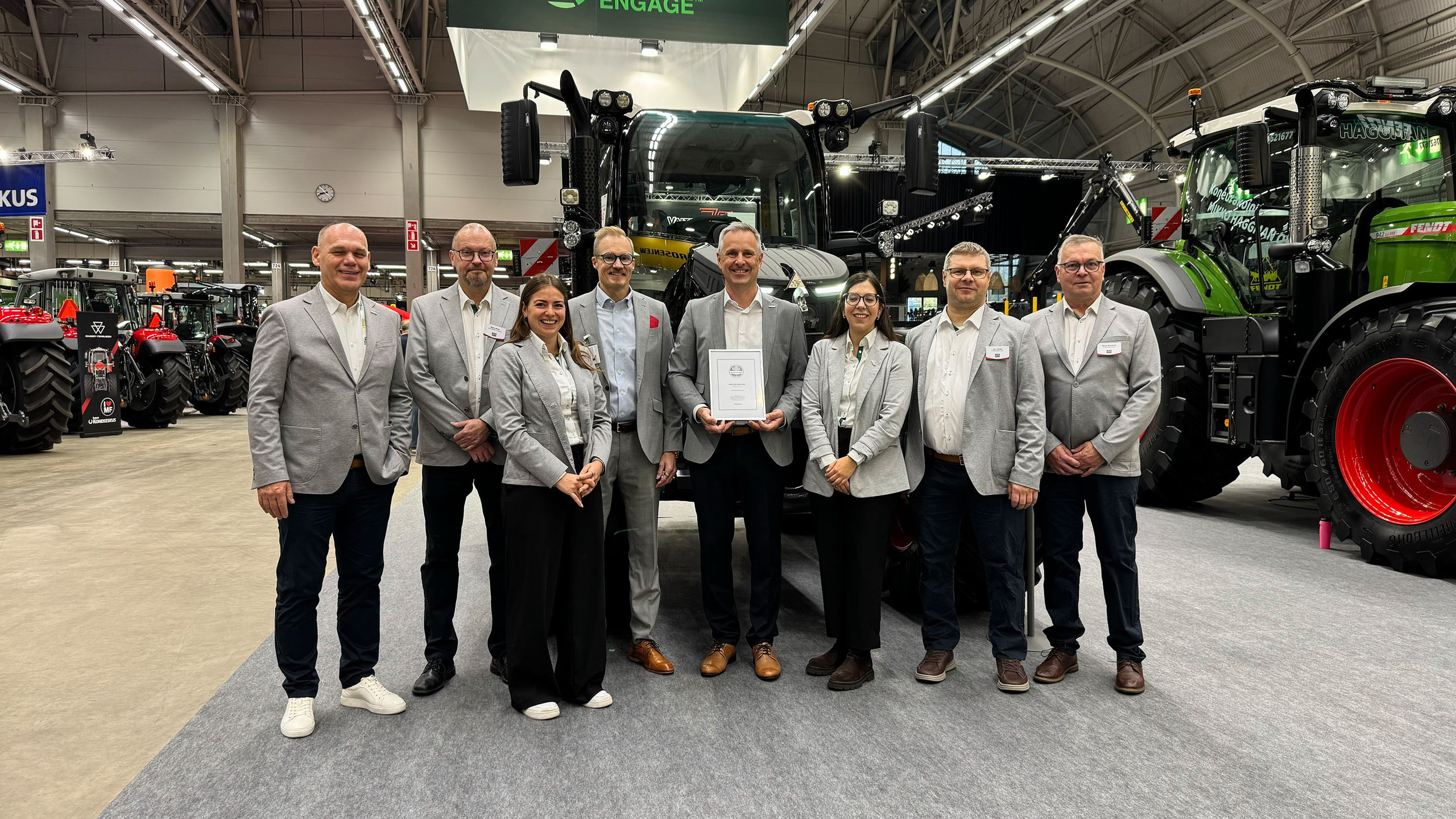Fendt präsentierte sich am Stand von AGCO Suomi auf der Maatalous Konemessut 2026 in Helsinki.