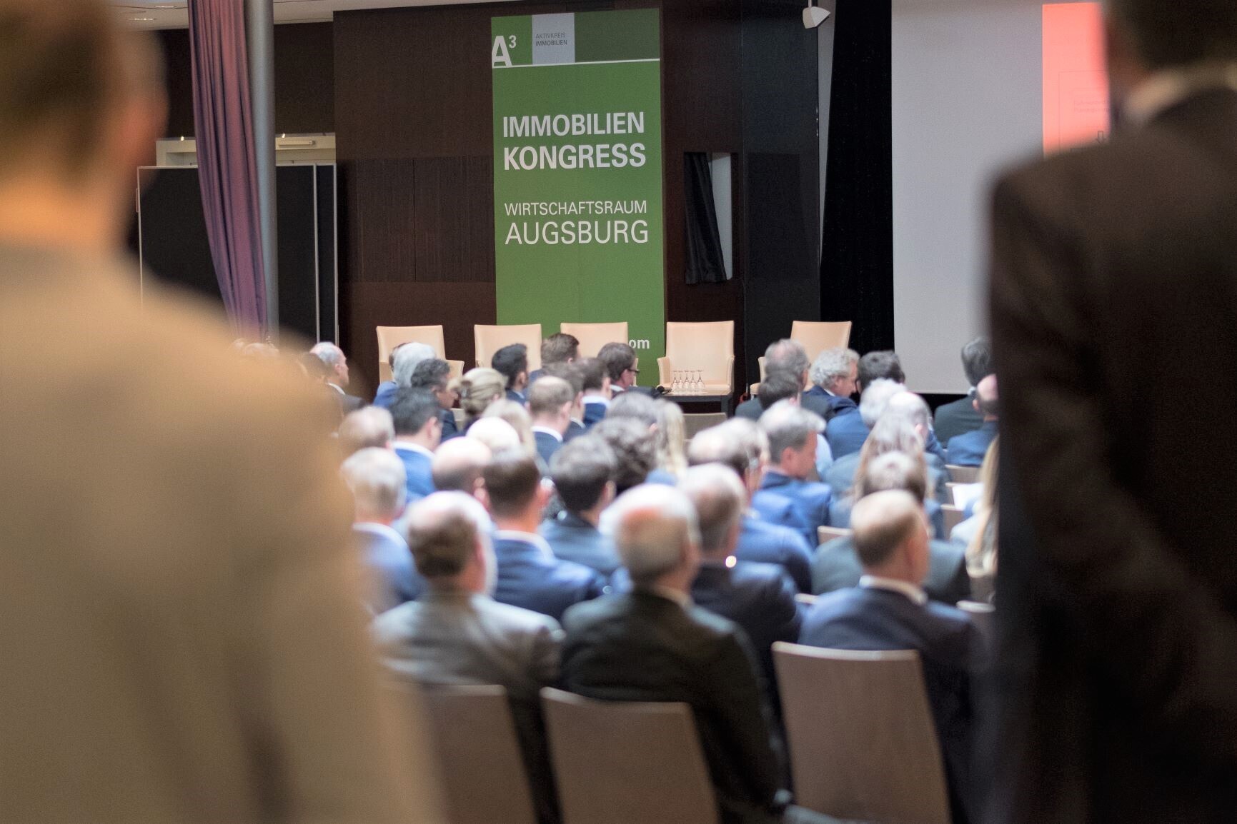 Der A³ Immobilienkongress 2026 steht unter dem Motto „Bestand transformieren. Bauen ermöglichen. Technologie einsetzen.“ Foto: Regio Augsburg Wirtschaft / Andreas Dippelhofer