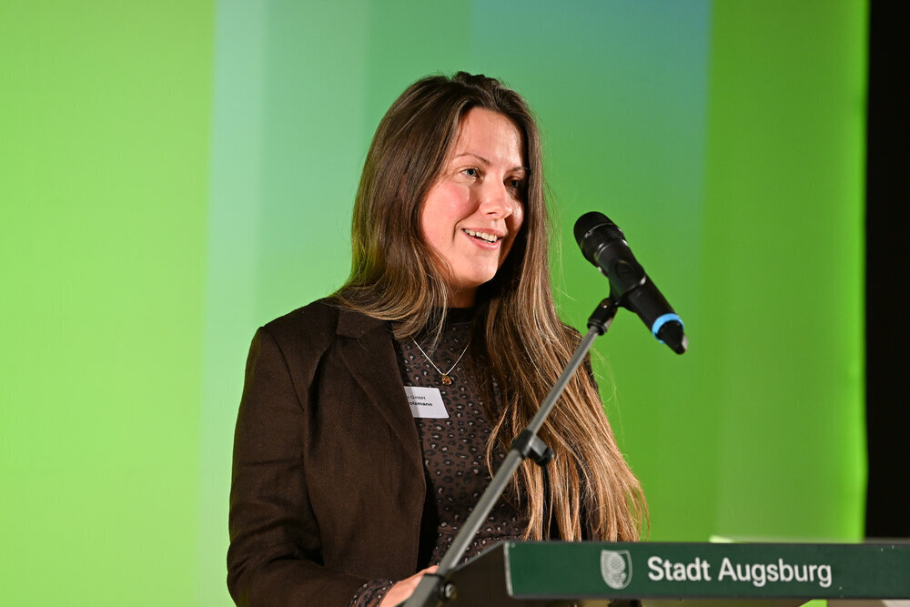 Rica Holzmann ist Managerin des Jahres 2026. Foto: Ruth Plössel/ Stadt Augsburg