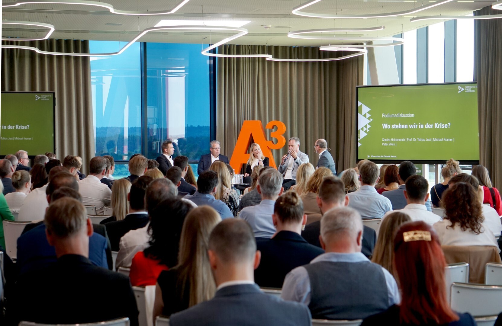 Der A³ Immobilienkongress 2026 steht unter dem Motto „Bestand transformieren. Bauen ermöglichen. Technologie einsetzen.“ Foto: Regio Augsburg Wirtschaft