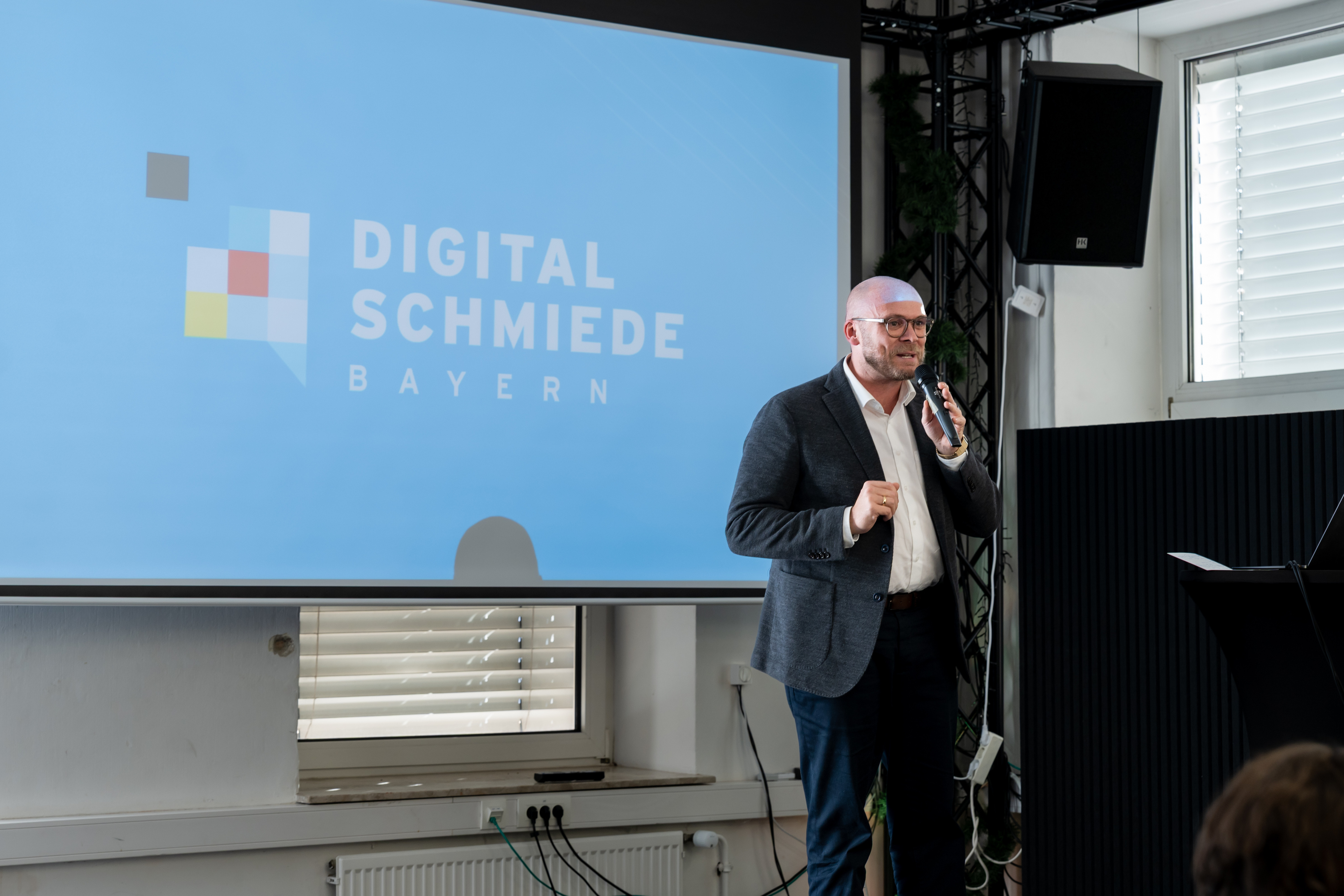 Bayerns Digitalminister Dr. Fabian Mehring bei der Abschlussveranstaltung.