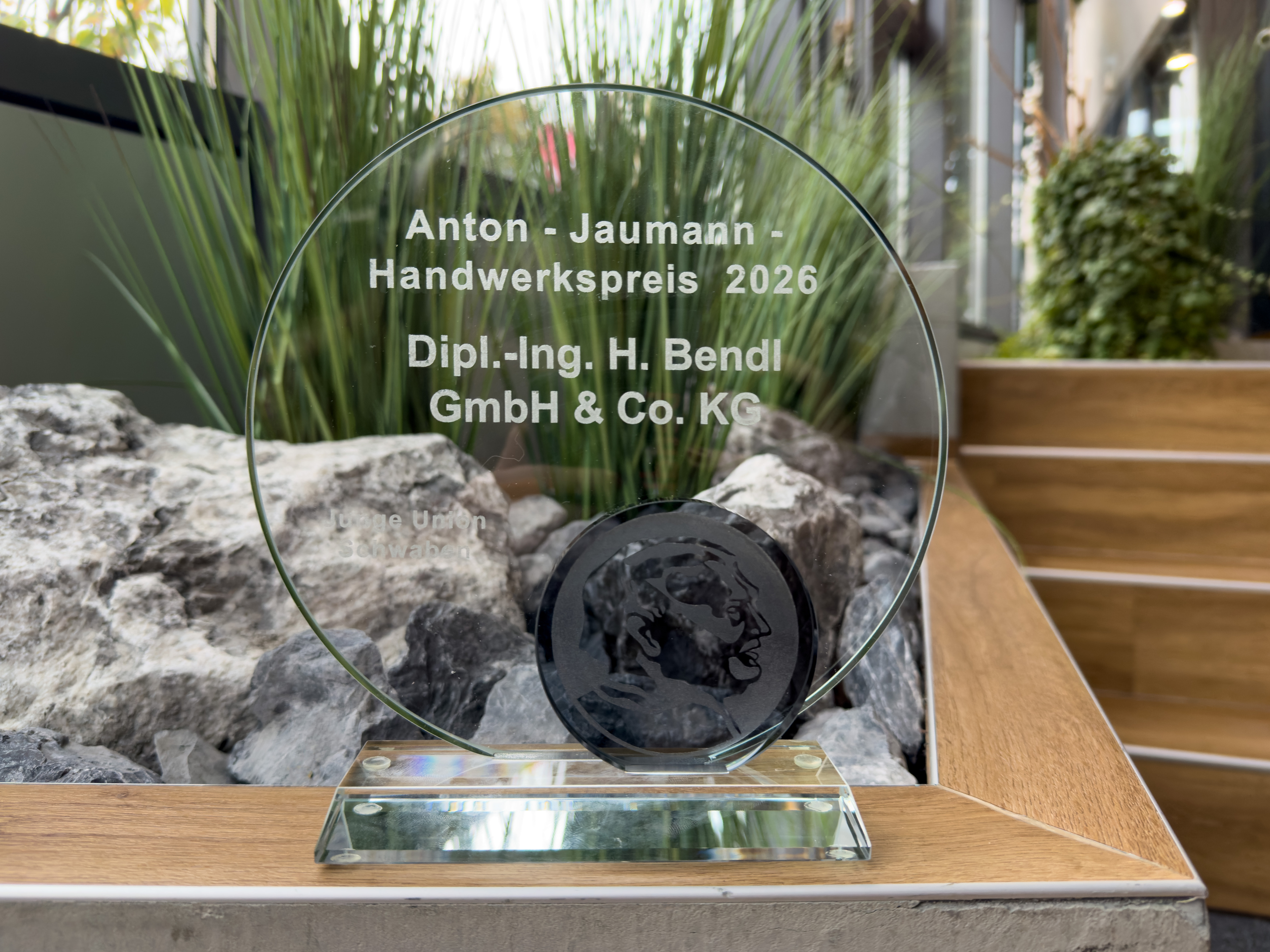 Der Anton-Jaumann-Handwerkspreis 2026 würdigt bendl für die Verbindung von Innovationskraft, handwerklicher Qualität und unternehmerischer Verantwortung. Foto: Bauunternehmen bendl